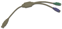 USB to PS/2 Adapter - Click to enlarge